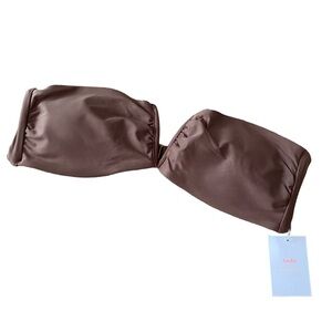 NWT Andie The Scala Bikini Top Strapless XL